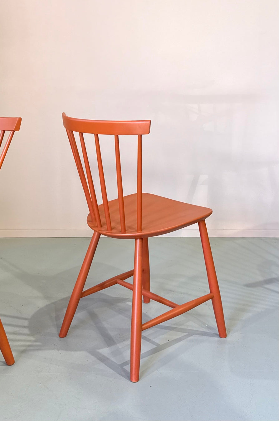 Set of Four Vintage Poul Volther J46 Spindle Chairs