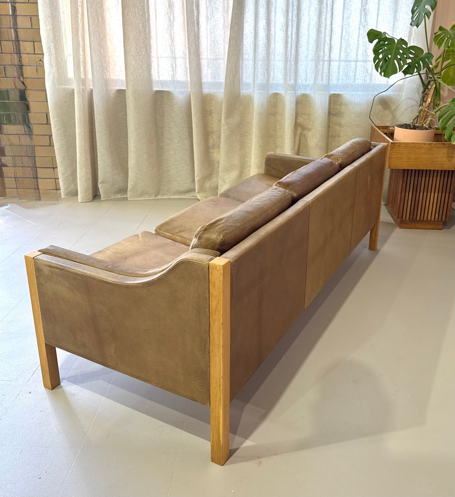 Erik Jorgensen Three Seater Sofa in Leather