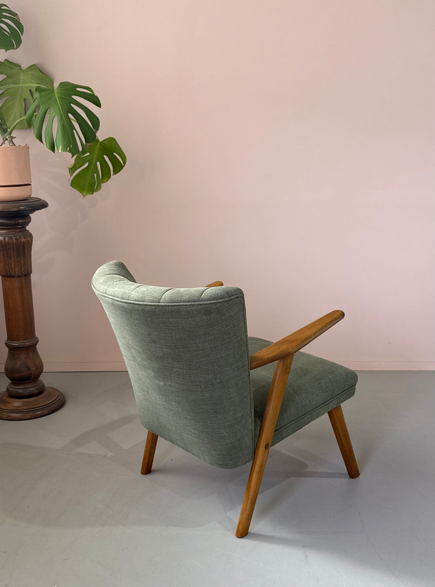 Danish Cocktail Chair in New Fabric