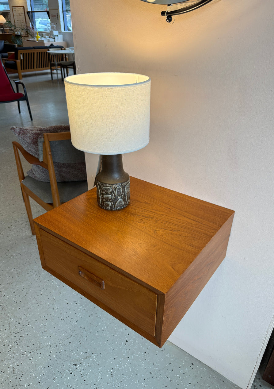 Danish Floating Bedside Table