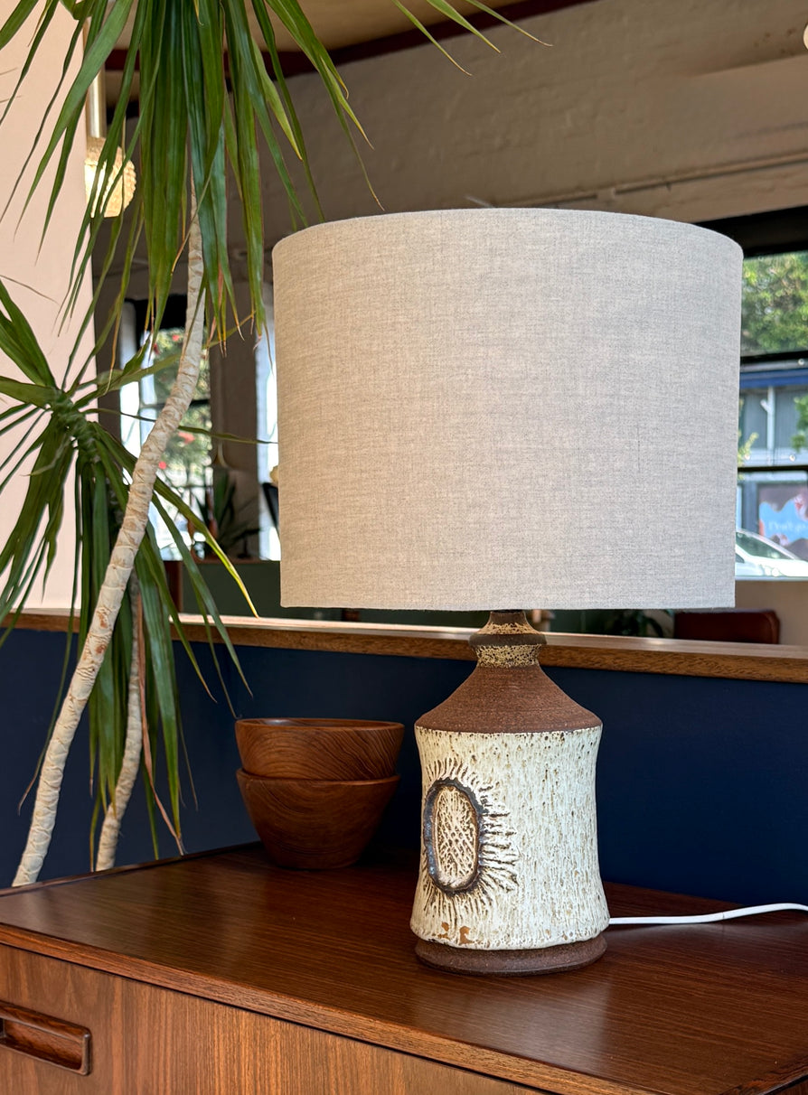 Danish Earthenware Table Lamp