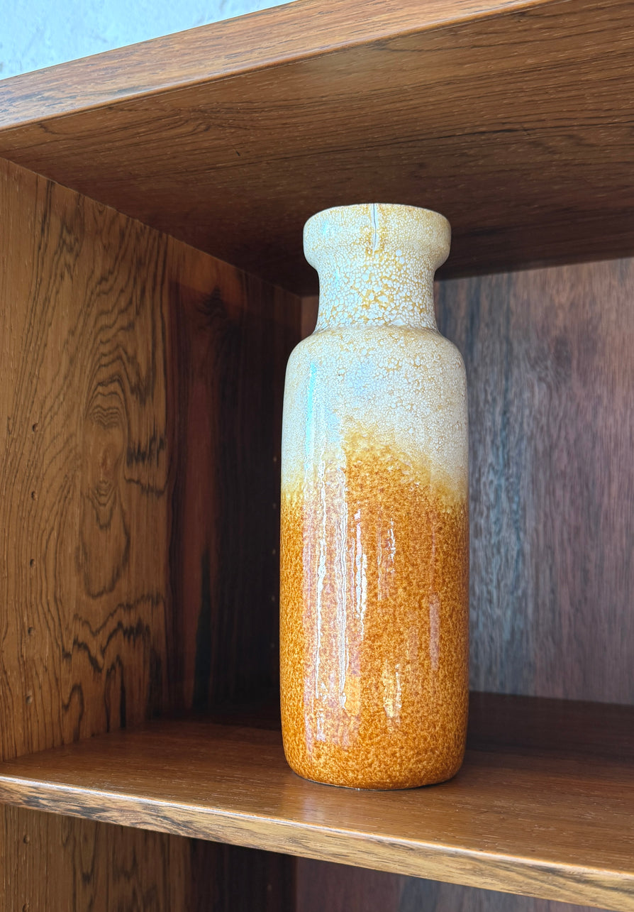 West German Fat Lava Table Vase - Scheurich