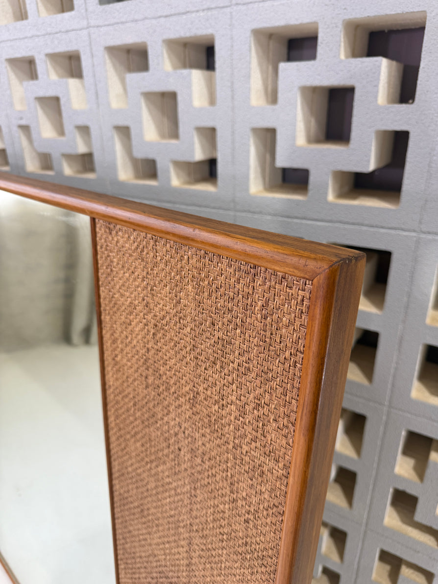 Very Large Mid-Century Wall Mirror