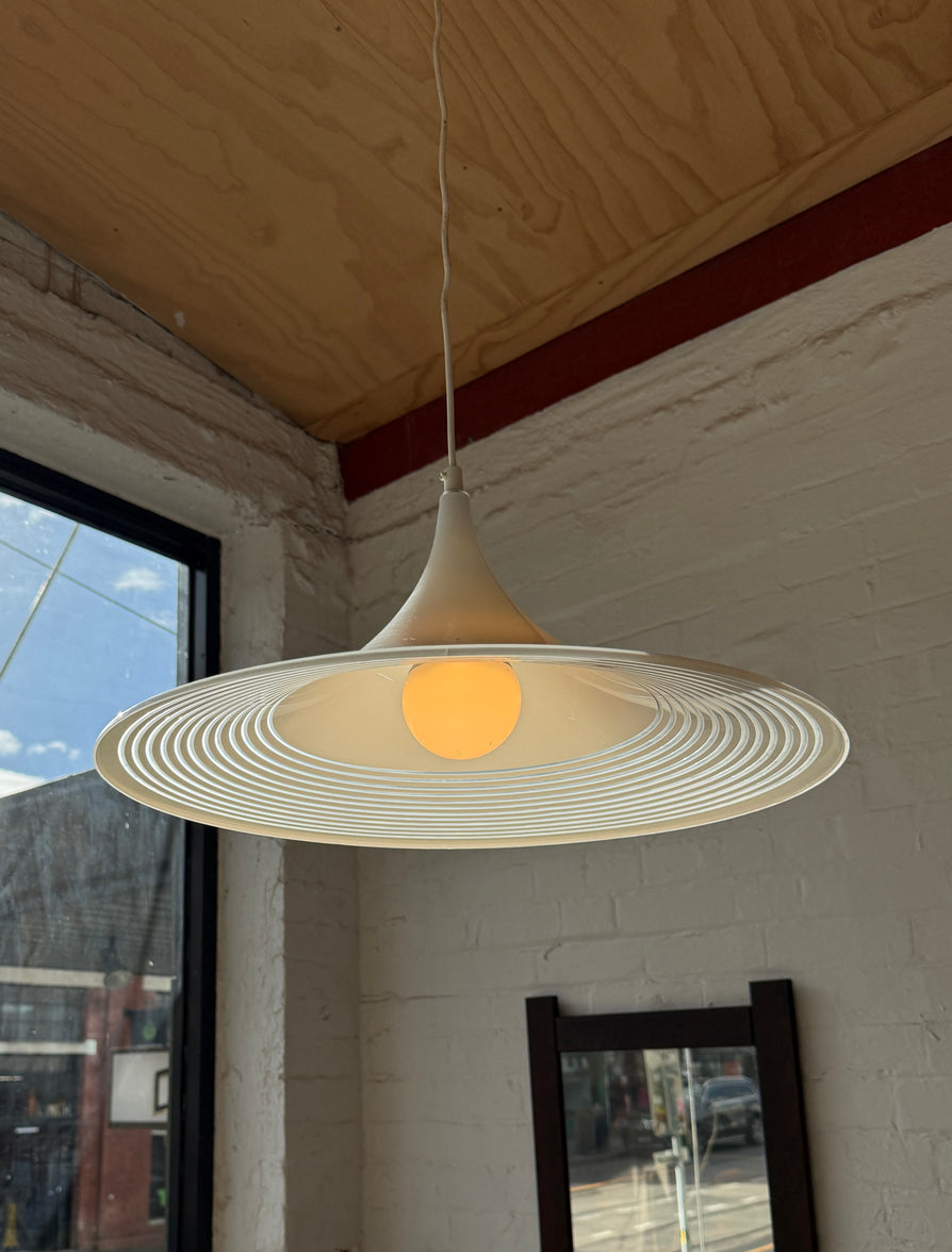 Meblo Guzzini "Trumpet" Pendant in Lucite