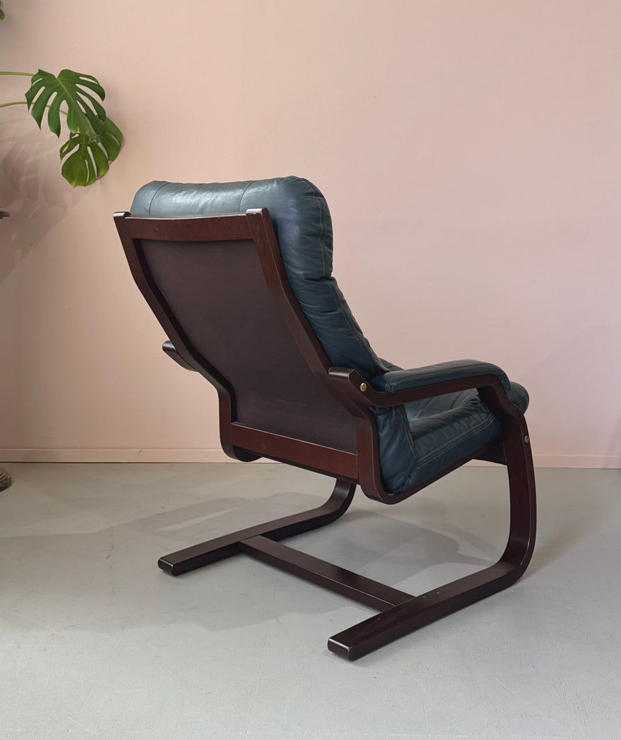 Joe Rufenacht Cantilever Bentwood Lounge Chair