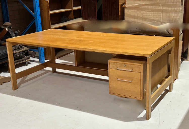 Jensen & Valeur Executive Desk in Oak