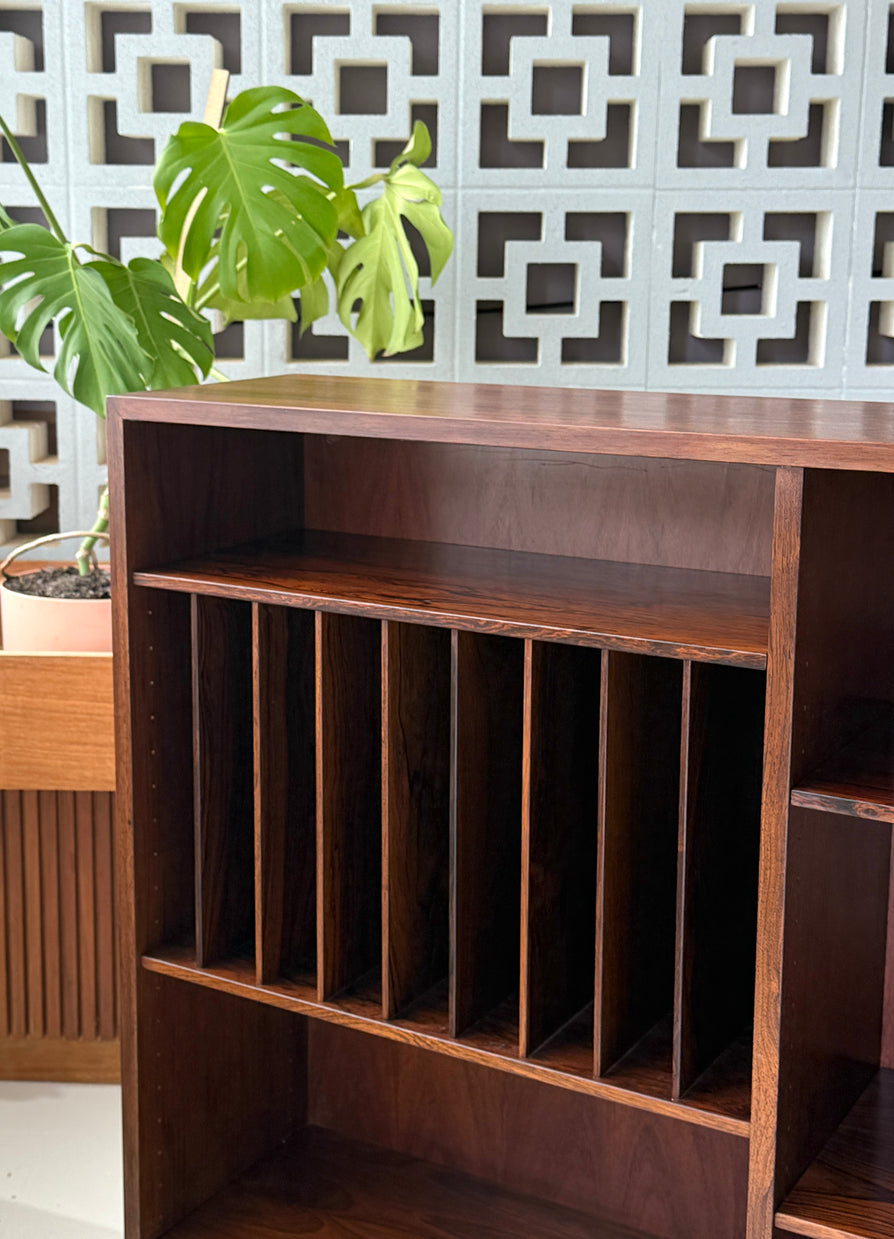 Danish Bookcase in Brazilian Rosewood