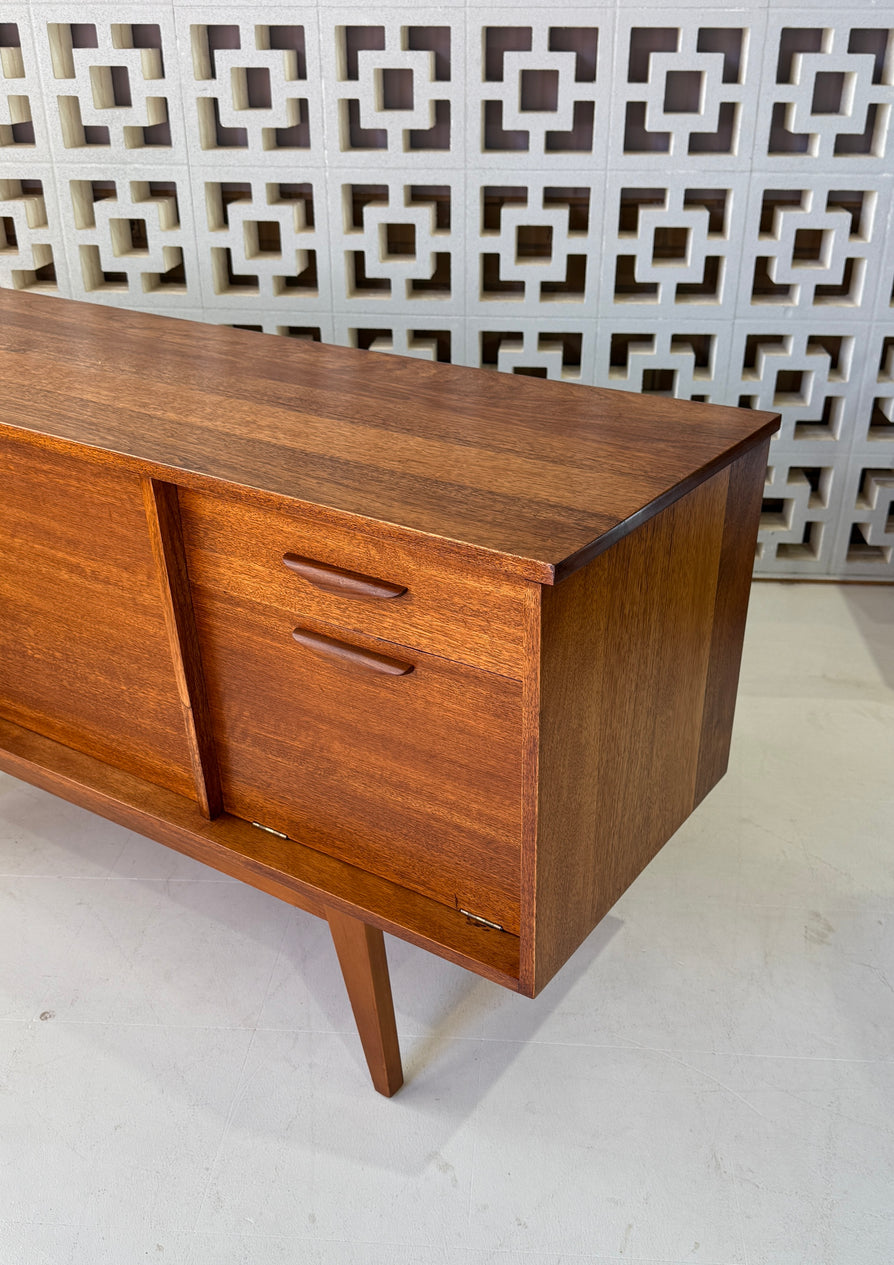Compact 1950s Sideboard in Eucalyptus