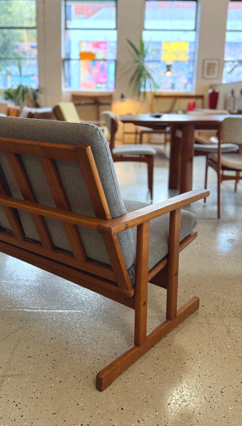 Jørgen Bækmark Sofa in European Oak and Wool
