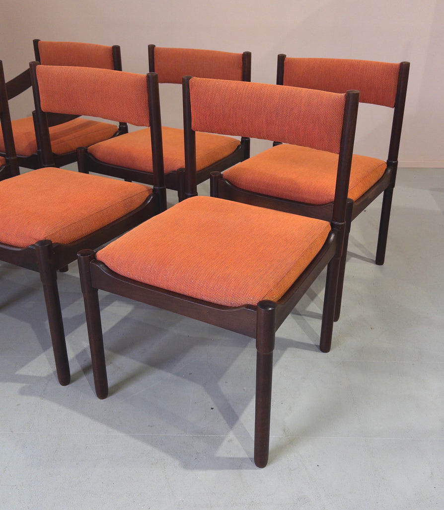Six Danish 1970s Dining Chairs