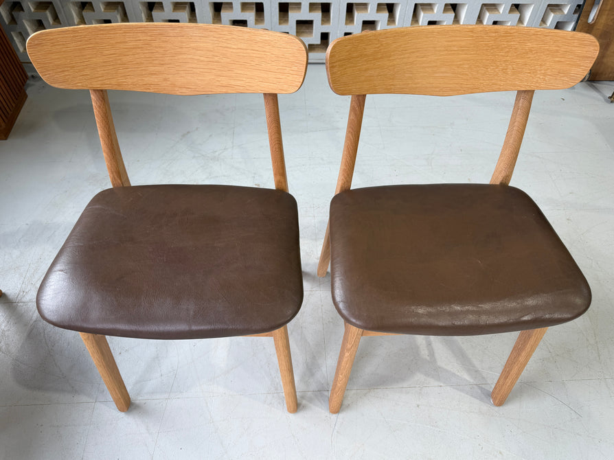 Four Farstrup Dining Chairs in Oak