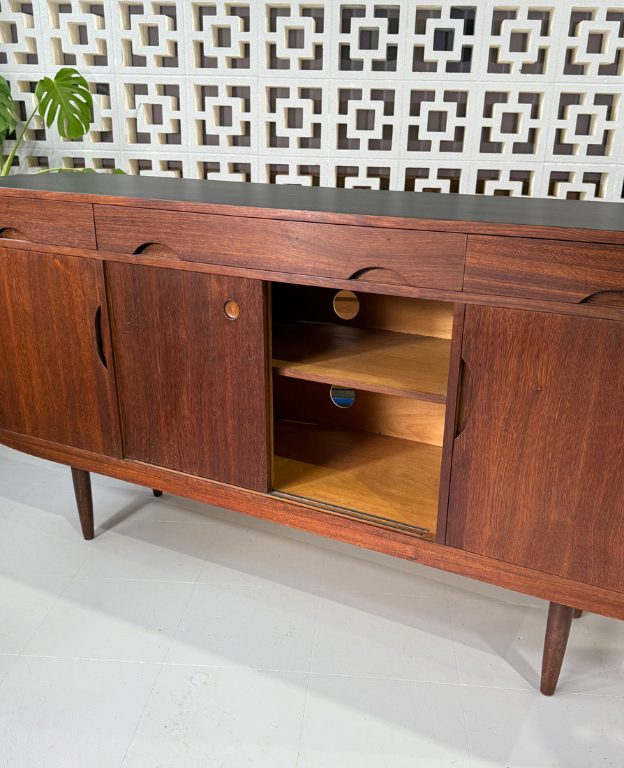 Mid-Century Sideboard in Blackbean