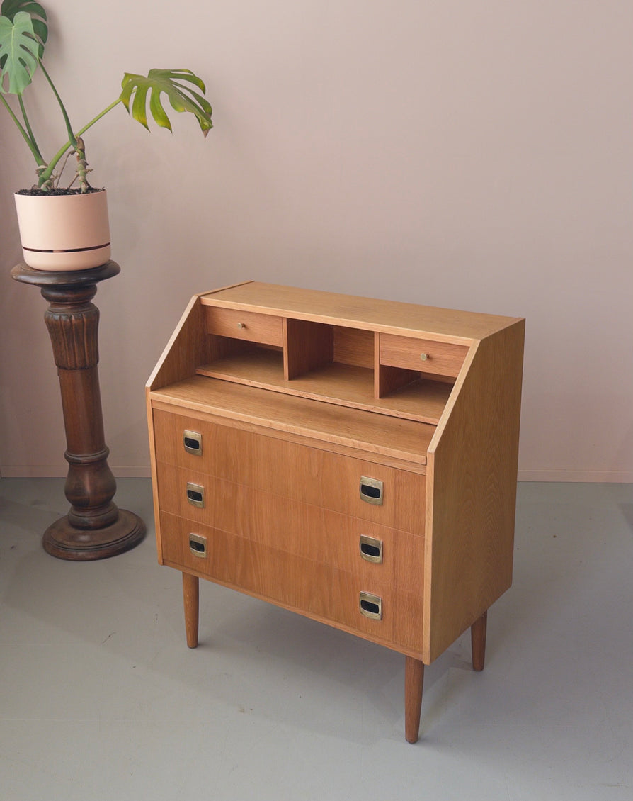 Swedish Bureau / Secretaire in European Oak