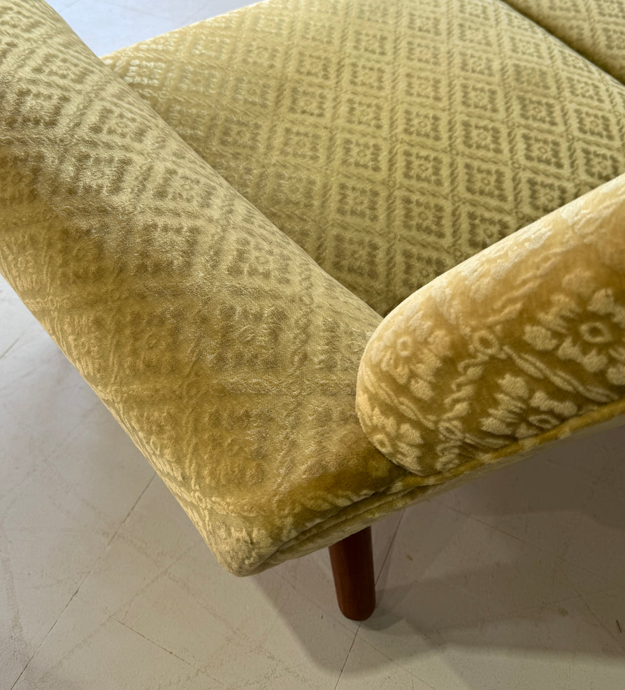 Kurt Østervig Model 14 Sofa in Original Velvet