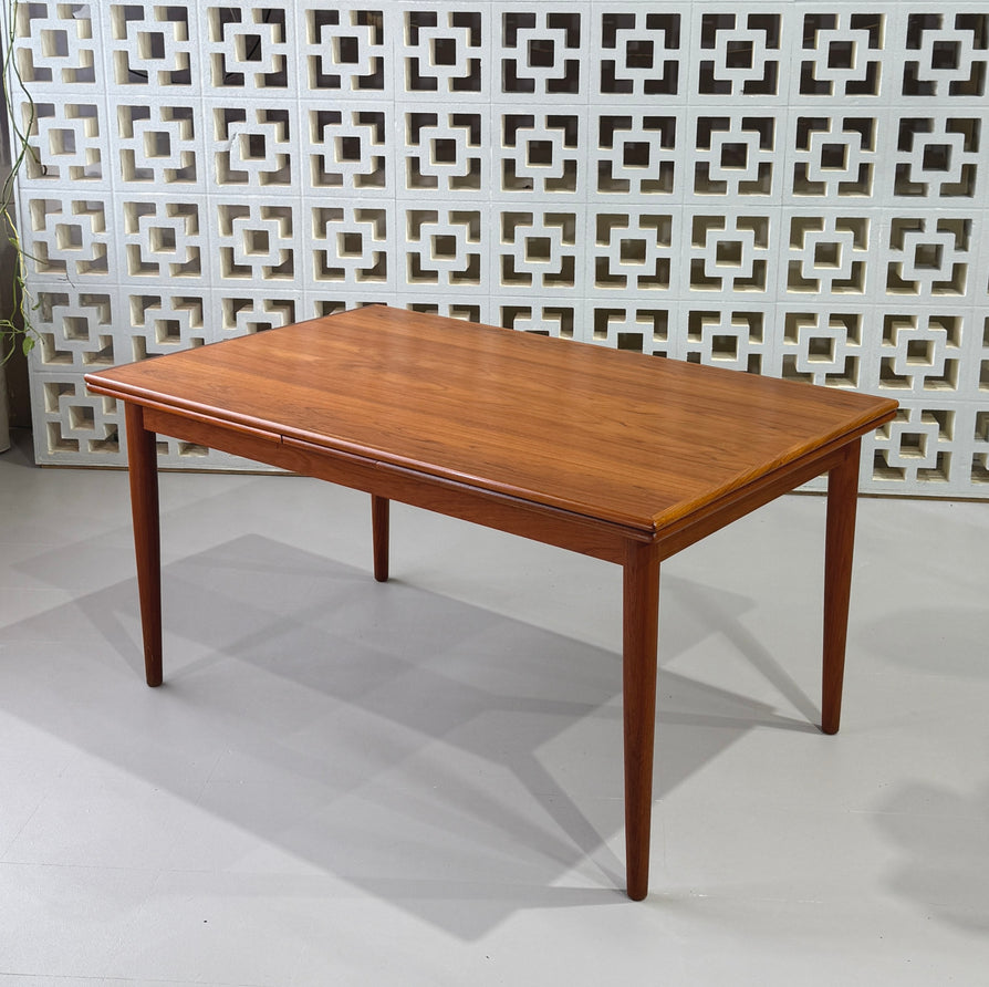 Danish Extension Dining Table in Teak