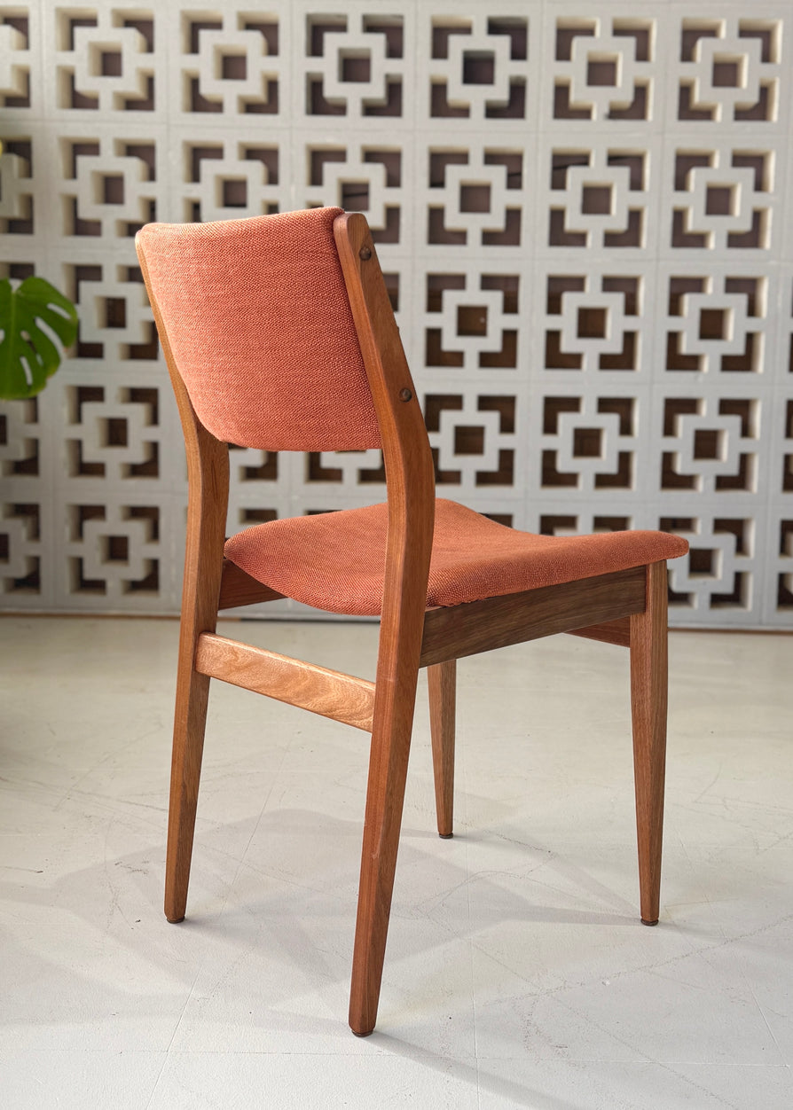 Mid-Century Dining Chair in New Fabric (make up a set)