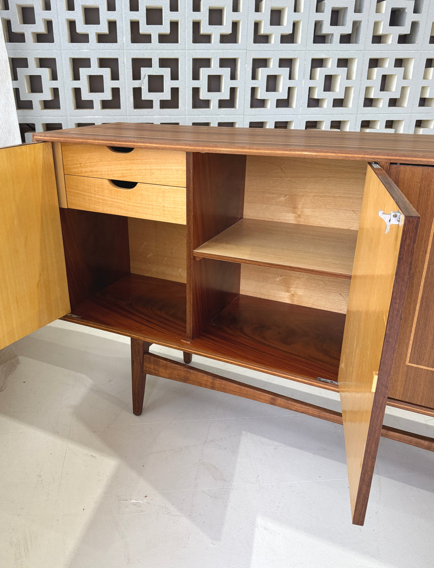 Mid-Century Sideboard with Inlaid Detail