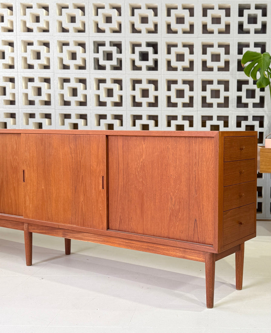 Long Danish Sideboard in Teak