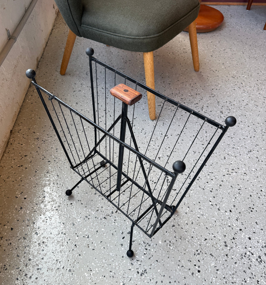 1950s Wire Magazine Stand