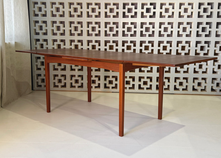 Swedish Extension Dining Table in Teak