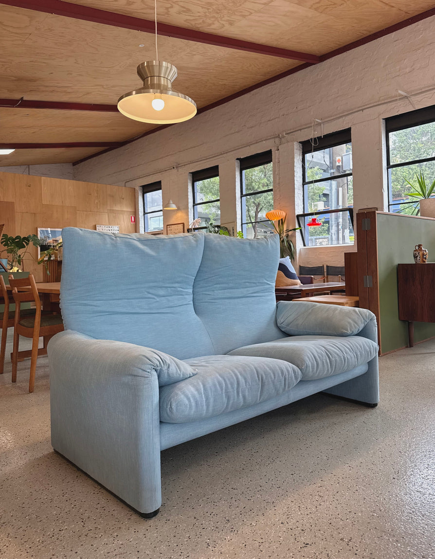 Cassina Maralunga 2 Seater Sofa in Original Fabric