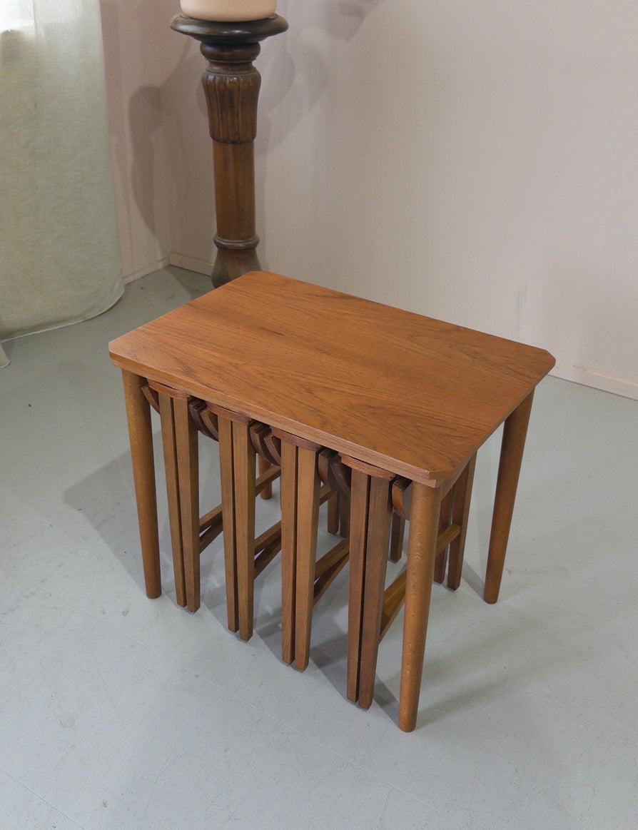 Poul Hundevad Nest of Tables in Teak