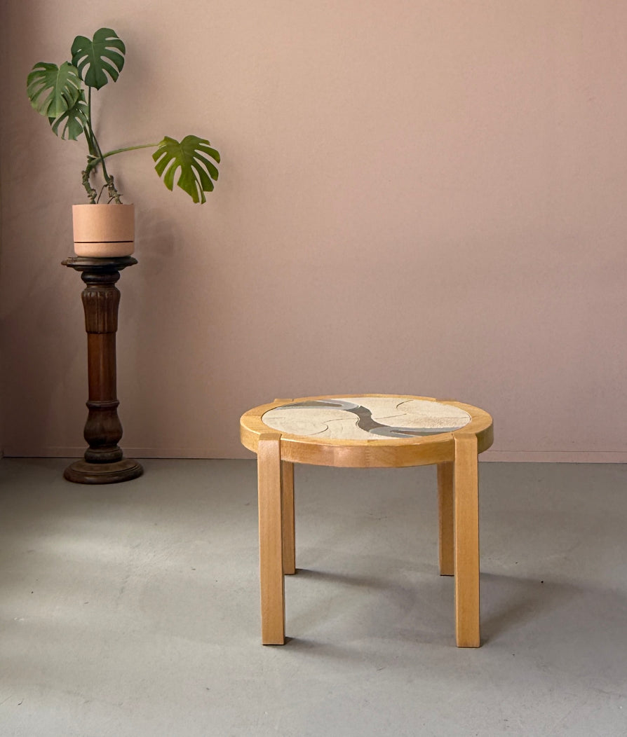 Tiled Side Table by Tue Poulsen