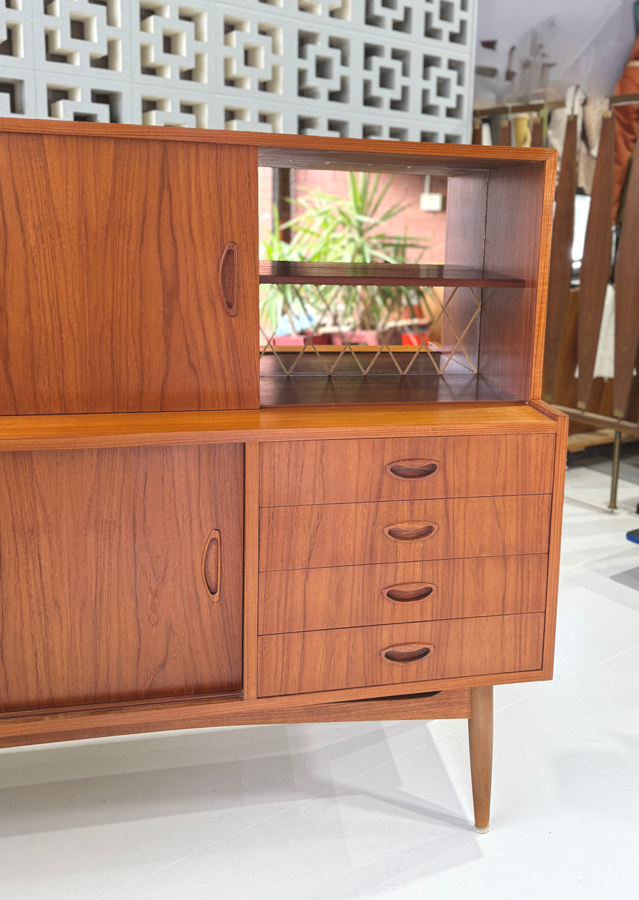 Danish Highboard in Teak