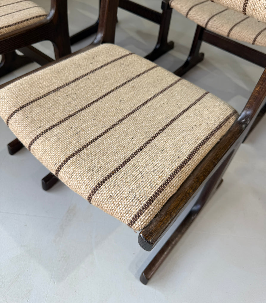 Four Cantilever Dining Chairs by Farstrup