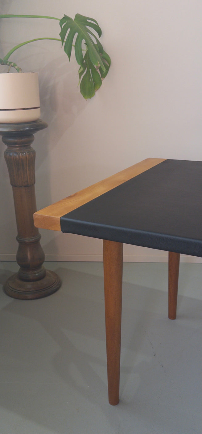 Danish Soft-Pad Desk in Redwood Nordic Pine