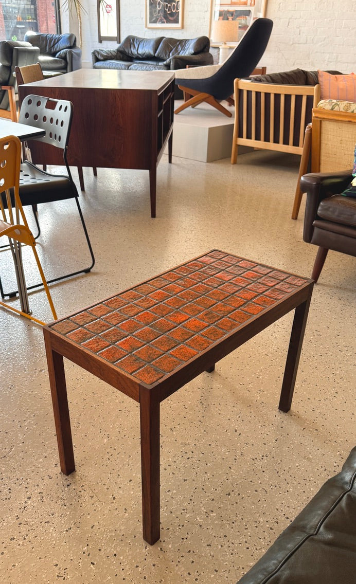 1970s Tile Top Side Table