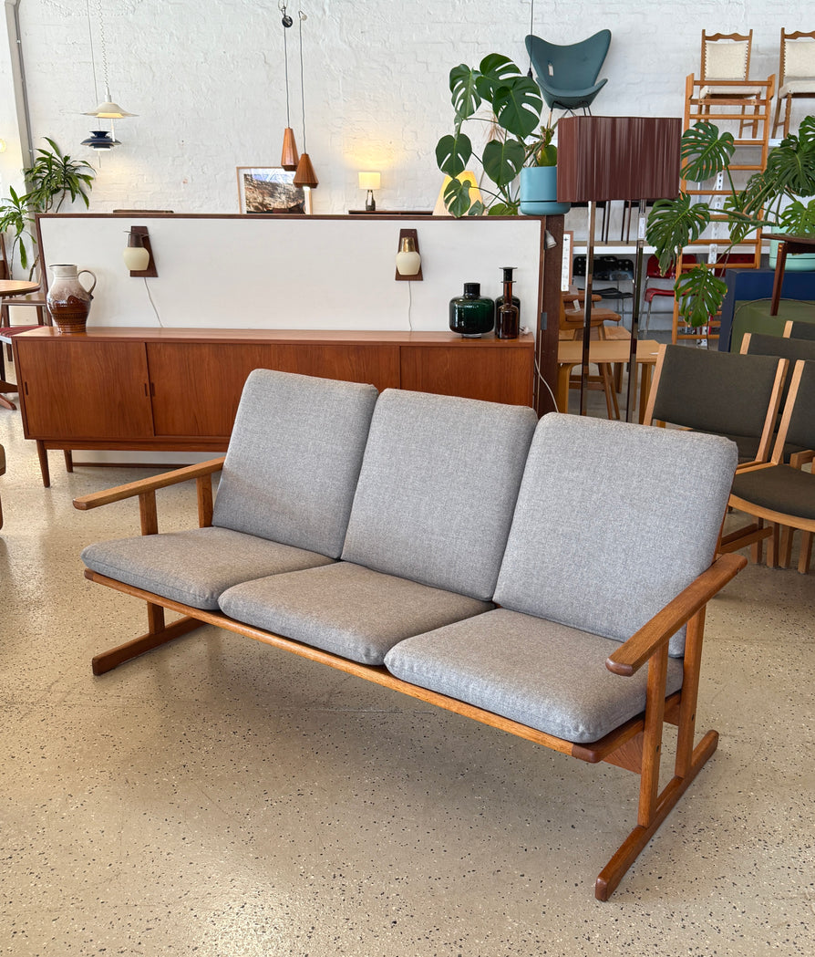 Jørgen Bækmark Sofa in European Oak and Wool