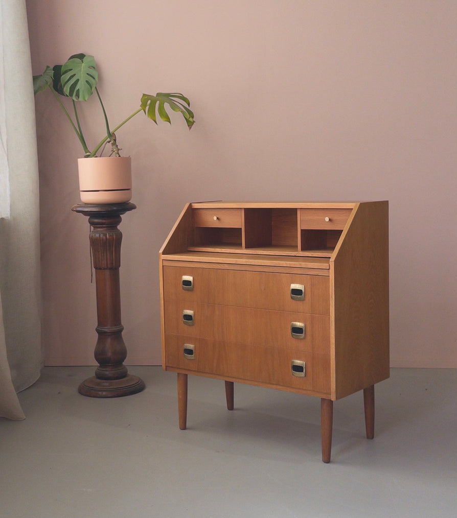 Swedish Bureau / Secretaire in European Oak