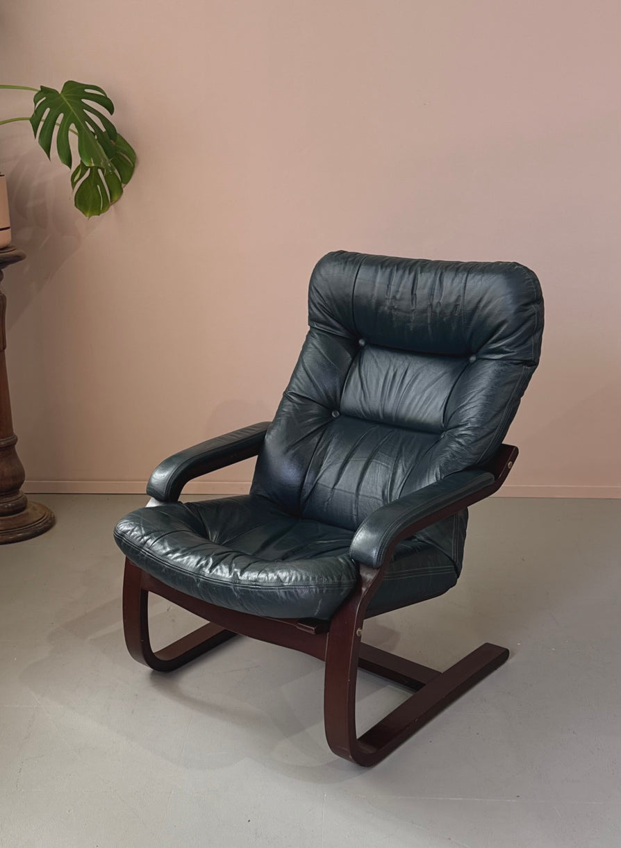 Joe Rufenacht Cantilever Bentwood Lounge Chair