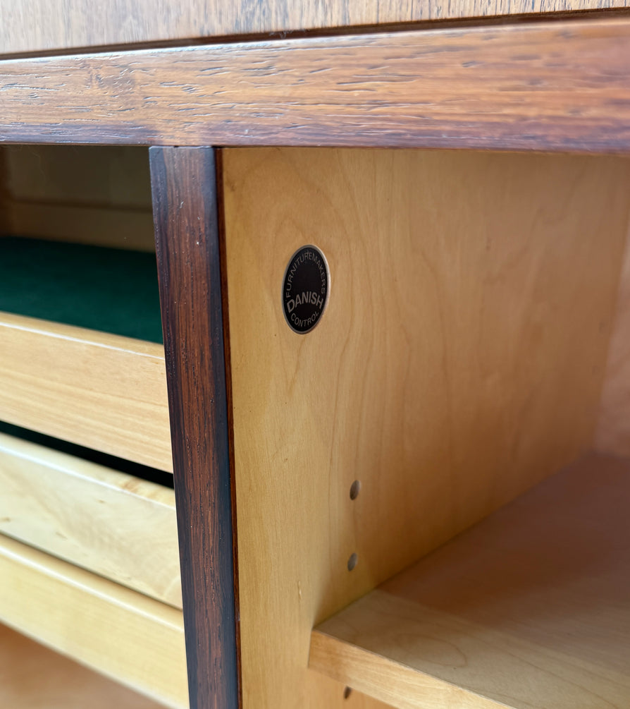 Carlo Jensen for Poul Hundevad Wall Unit / Desk in Rosewood