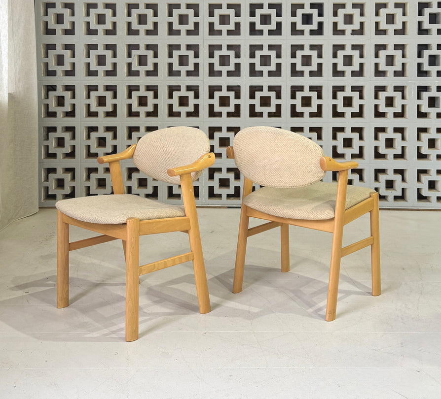 Six Schou Andersen Dining Chairs in Beech