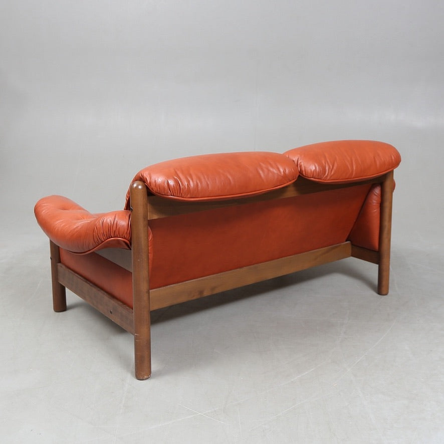 Swedish Three-Seater in Leather