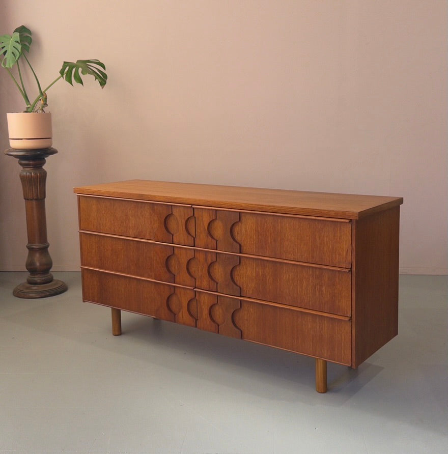 Double Chest of Drawers in Teak