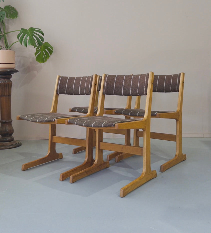 Four Cantilever Dining Chairs by Farstrup