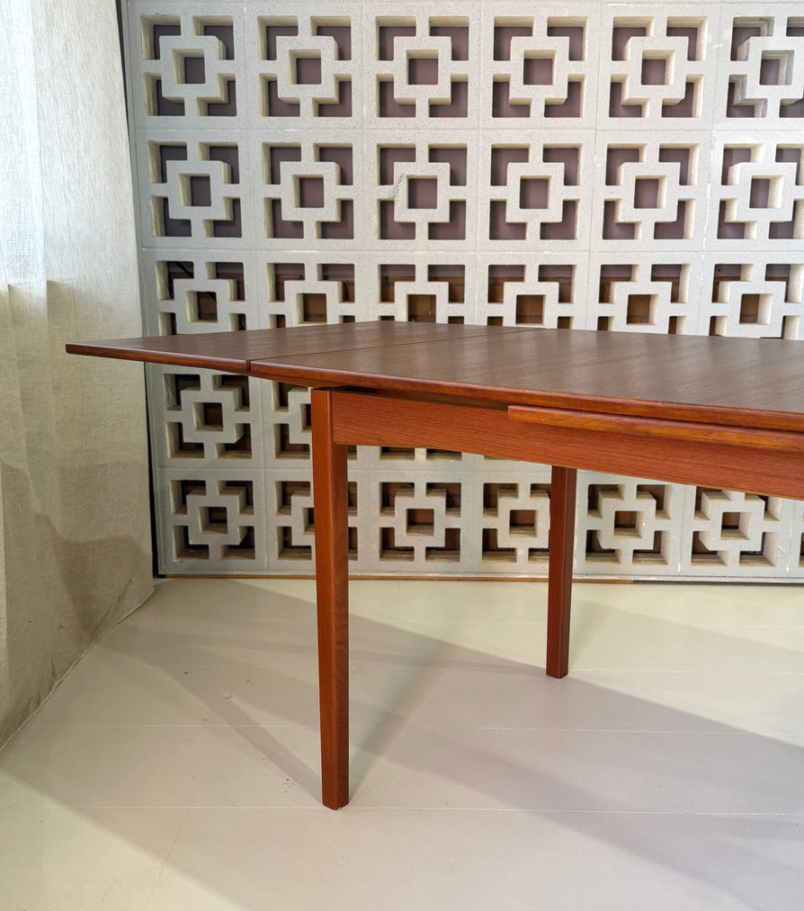 Swedish Extension Dining Table in Teak