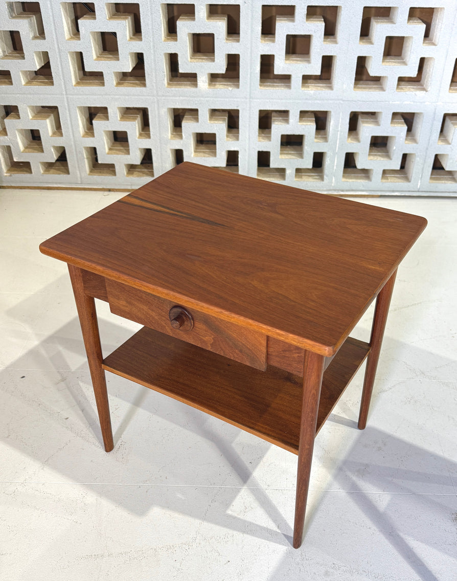 Pair of Danish Bedside Tables in Mahogany