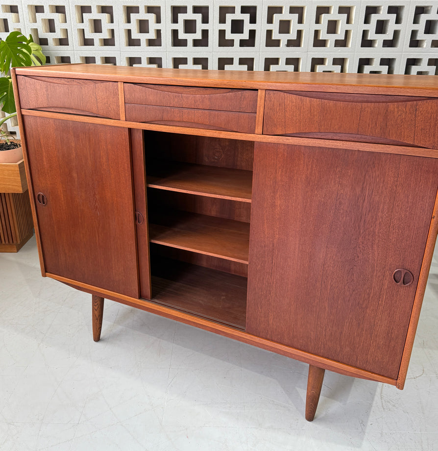 Danish Highboard in Teak