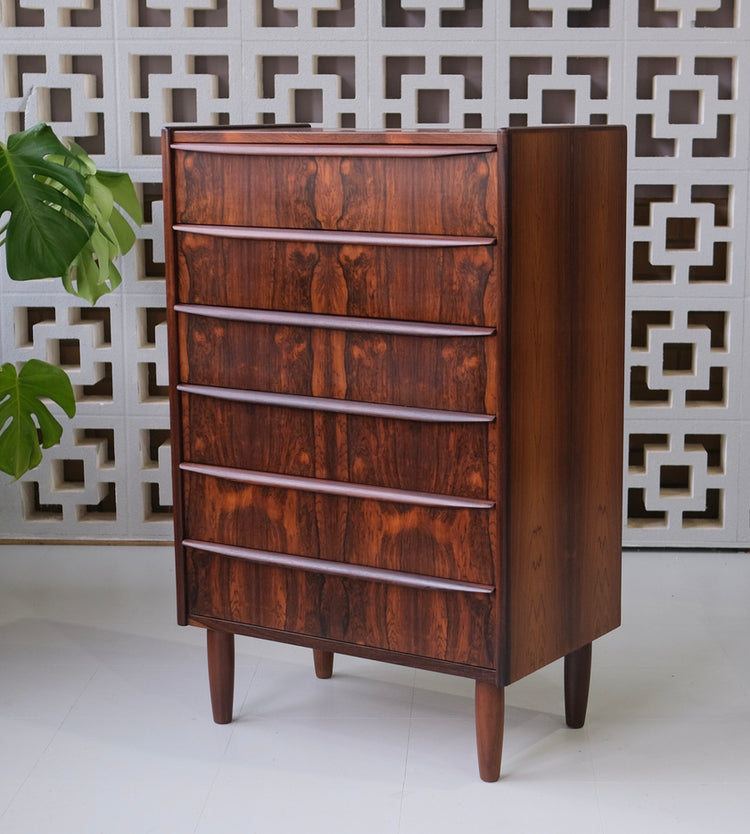 Danish Chest of Drawers in Rosewood