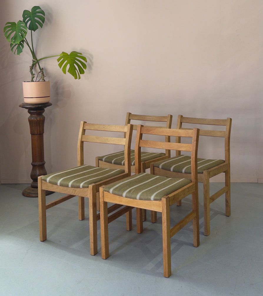 Four Kurt Østervig Dining Chairs in Oak