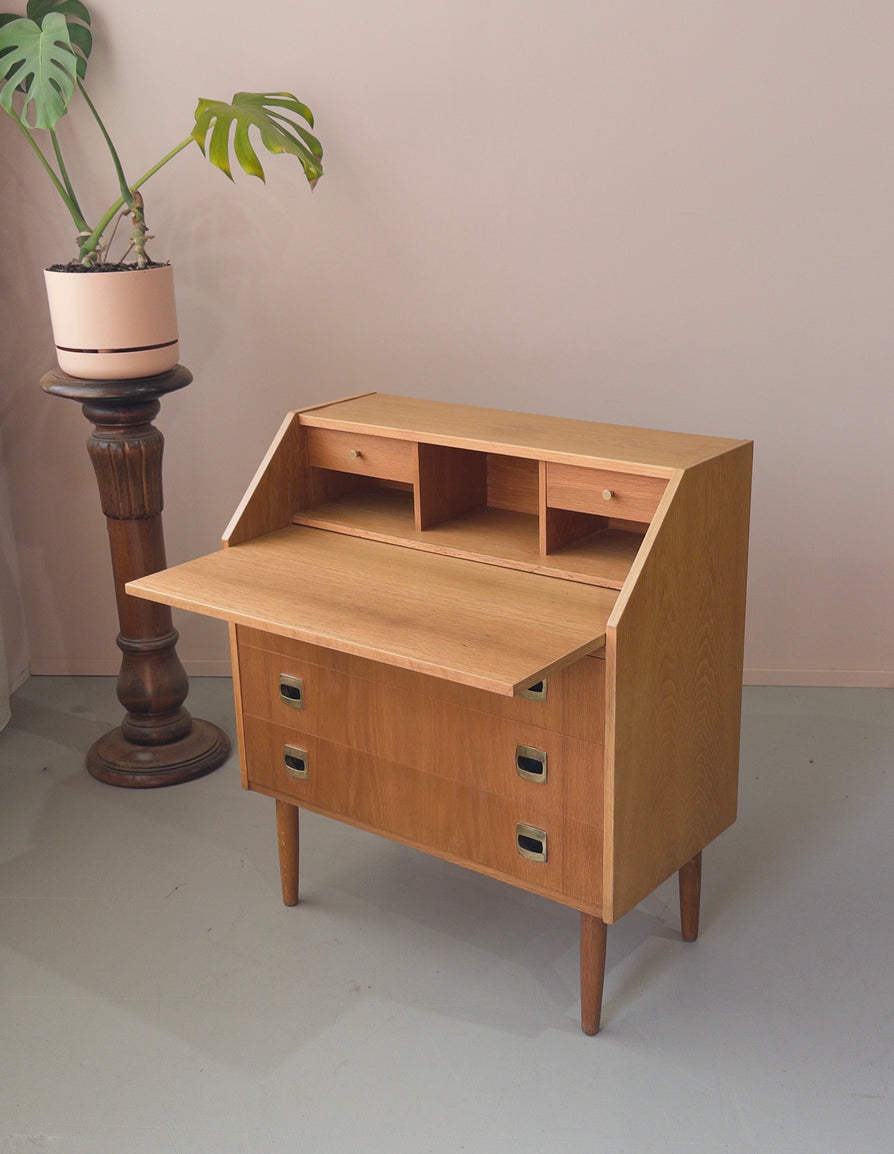 Swedish Bureau / Secretaire in European Oak