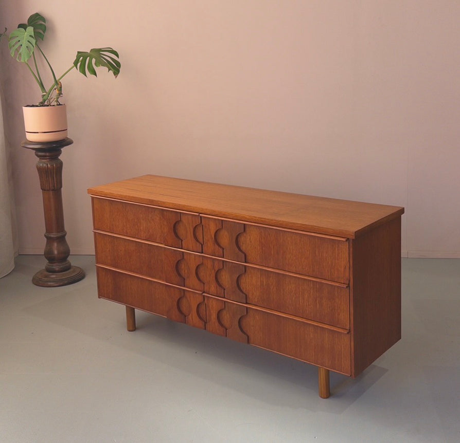 Double Chest of Drawers in Teak