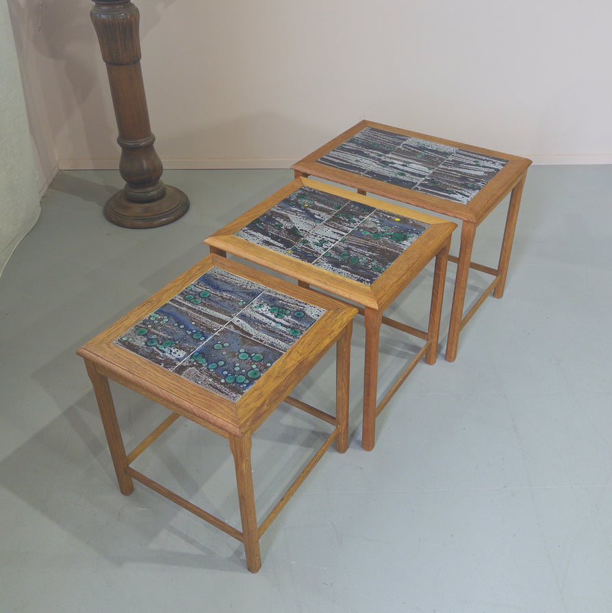 Henning Kjærnulf Nest of Tables in Oak