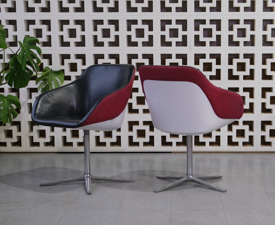 Pair of Walter Knoll Turtle chairs