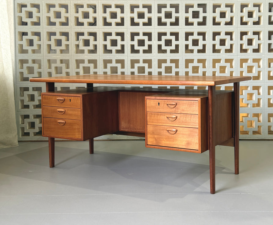 Kai Kristiansen Writing Desk in Teak