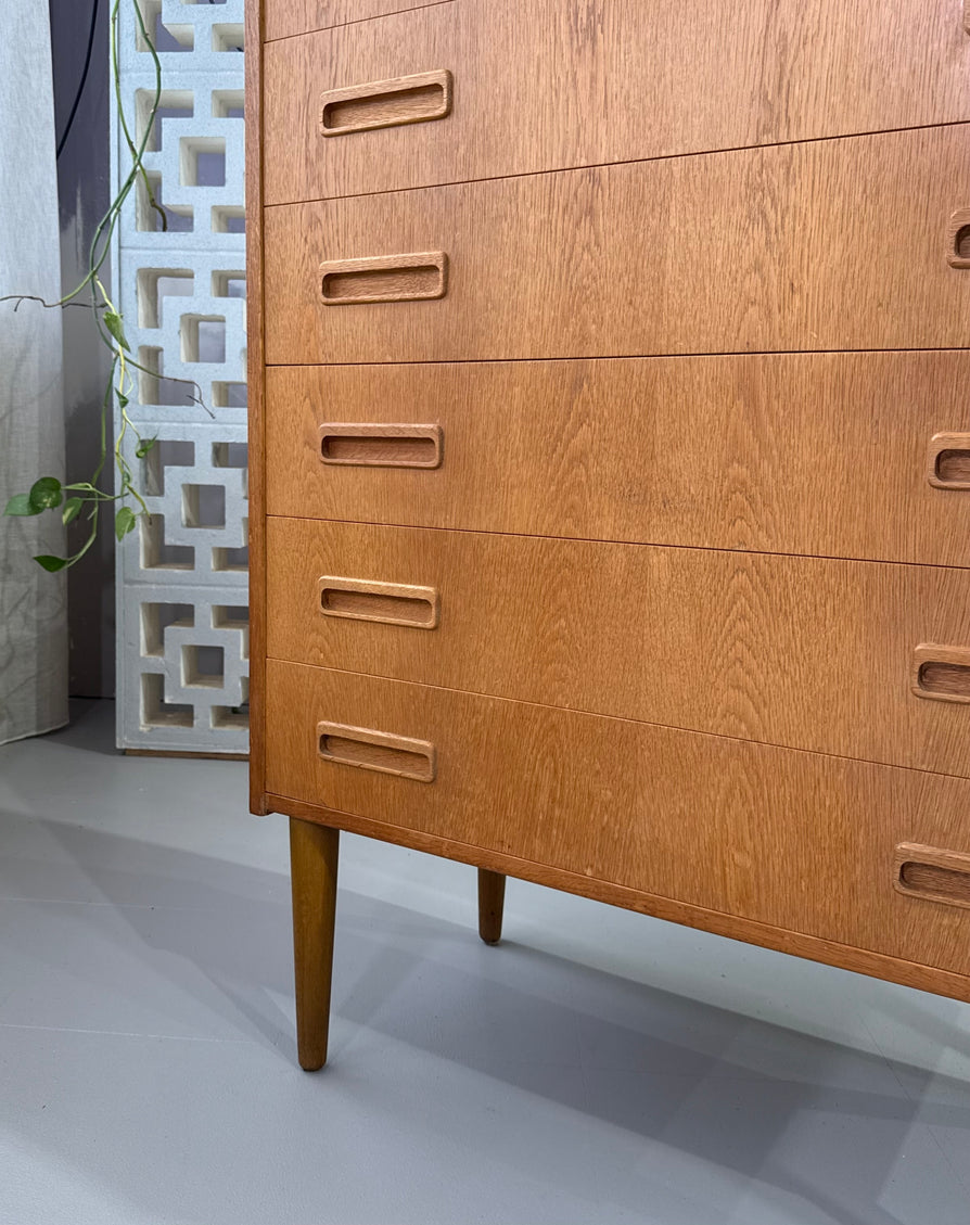 Danish Tallboy in Oak